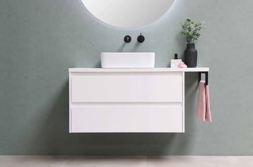 昆明Solid wood bathroom cabinet