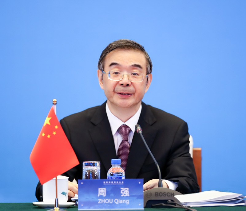 昆明世界环境司法大会通过《昆明宣言》圆满闭幕<br />
周强致辞